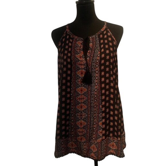 Pink Rose Tops - BOHO HALTER TOP